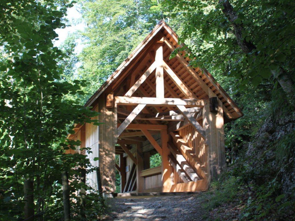 Die Kommabrücke in Hittisau