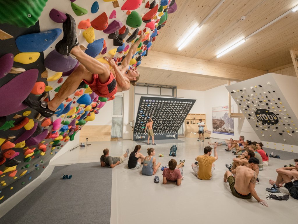 Steinblock Boulderhalle in Dornbirn Vorarlberg