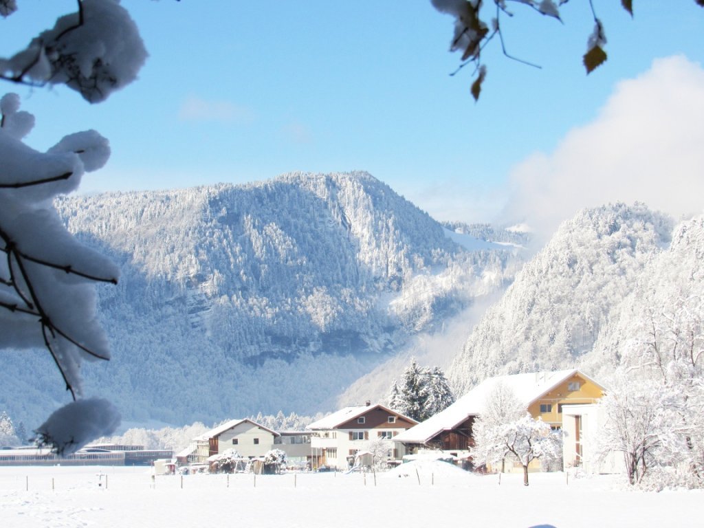 Winterlandschaft Bezau