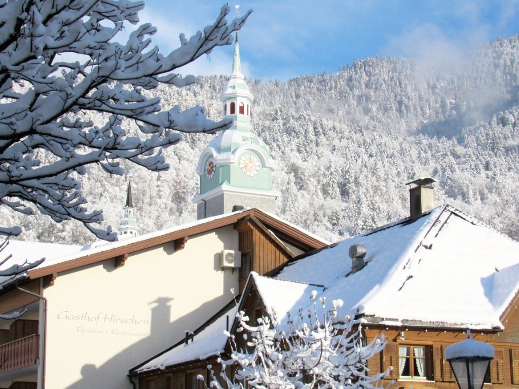 Pfarrkirche Bezau im Winter