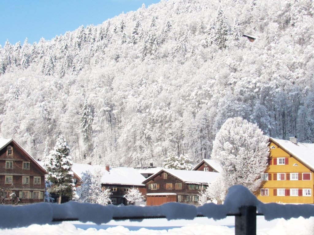 Winterlandschaft Bezau